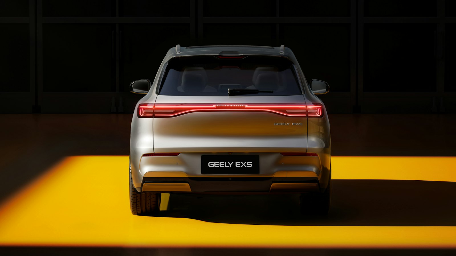Geely EX5 tampak belakang
